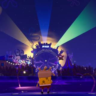 Spongebob PS5 wallpaper