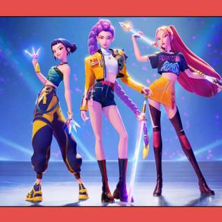 KPop Demon Hunters Zoey wallpaper