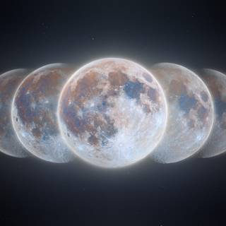4k moon PC wallpaper