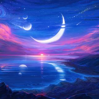 4k moon PC wallpaper