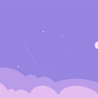 Pastel purple PC wallpaper