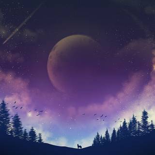4k moon PC wallpaper