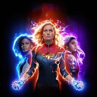 The Marvels 4k wallpaper