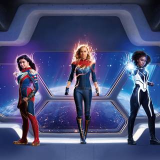 The Marvels 4k wallpaper