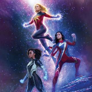 The Marvels 4k wallpaper
