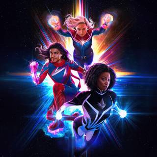 The Marvels 4k wallpaper