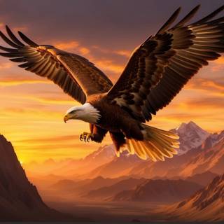 Eagle PC 4k wallpaper