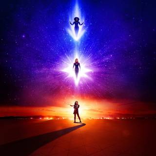 The Marvels 4k wallpaper