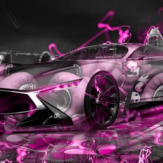 Car purple 4k wallpaper