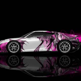 Car purple 4k wallpaper