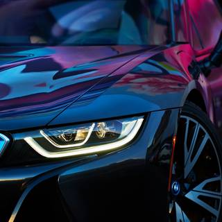 Car purple 4k wallpaper
