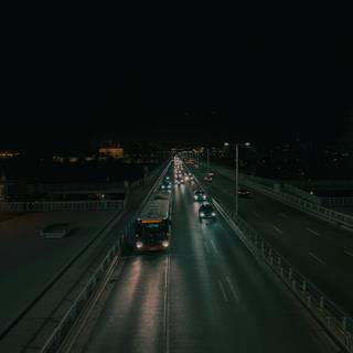 Night drive 4k wallpaper