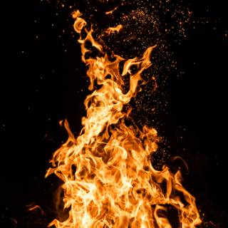 Flames phone wallpaper