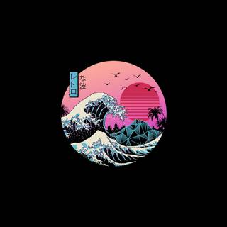 Kanagawa phone wallpaper