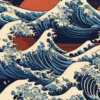 Kanagawa phone wallpaper