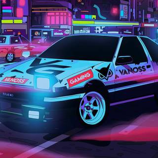Night drive 4k wallpaper
