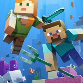 Minecraft Steve iPhone wallpaper