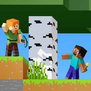 Minecraft Steve iPhone wallpaper