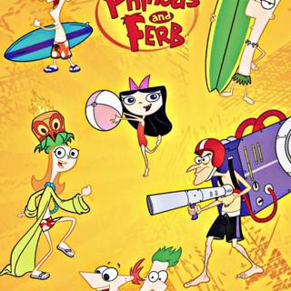 Phineas and Ferb phone wallpaper