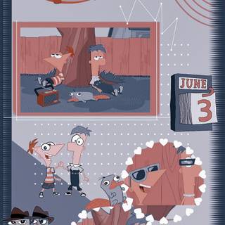 Phineas and Ferb phone wallpaper