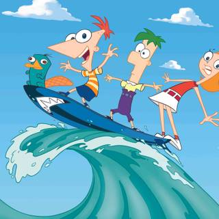 Phineas drip wallpaper