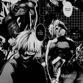 Tokyo Ghoul manga phone wallpaper