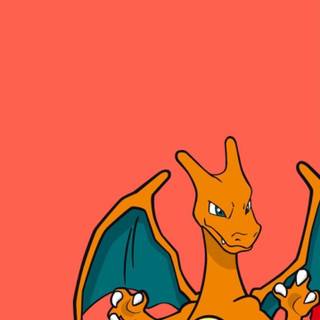 Mega Charizard iPhone wallpaper