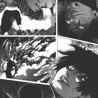 Tokyo Ghoul manga phone wallpaper