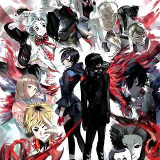 Tokyo Ghoul manga phone wallpaper