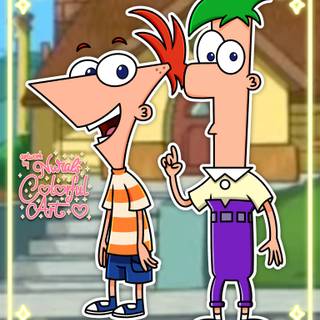 Phineas and Ferb phone wallpaper