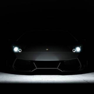 iPhone black car wallpaper