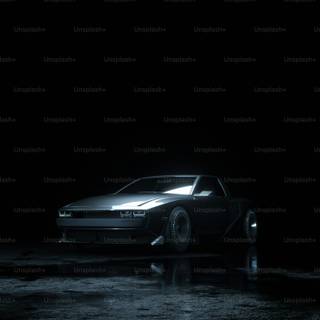 iPhone black car wallpaper