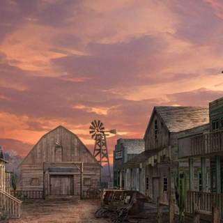 Wild West phone wallpaper