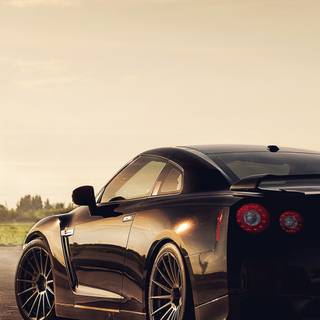 iPhone black car wallpaper