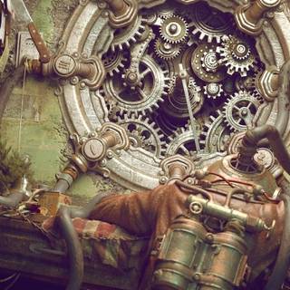 iPhone Steampunk wallpaper