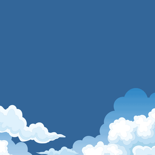 Blue clouds iPhone wallpaper
