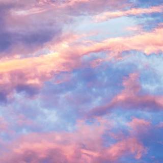 Blue clouds iPhone wallpaper