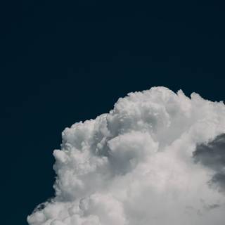 Blue clouds iPhone wallpaper