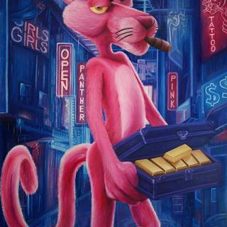 Pink Panther phone wallpaper