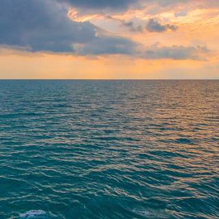 Ocean sunset iPhone wallpaper
