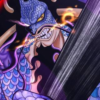 Kaido One Piece phone wallpaper