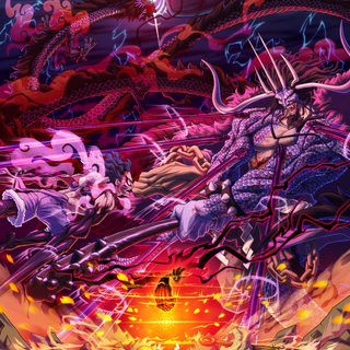 Kaido One Piece phone wallpaper
