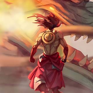 Kaido One Piece phone wallpaper