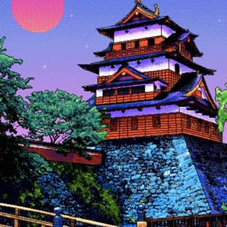 Retro Japan phone wallpaper