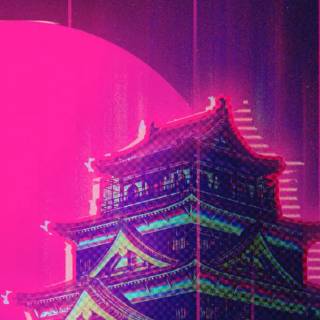 Retro Japan phone wallpaper