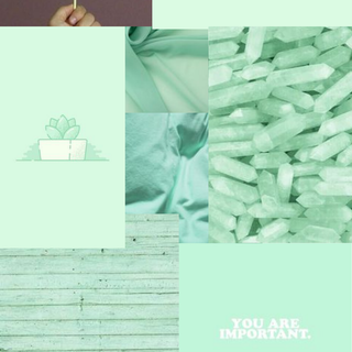 Pastel green phone wallpaper