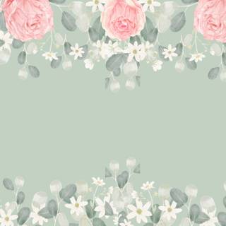 Pink and green desktop wallpaper