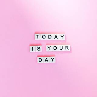 Pink quotes desktop wallpaper