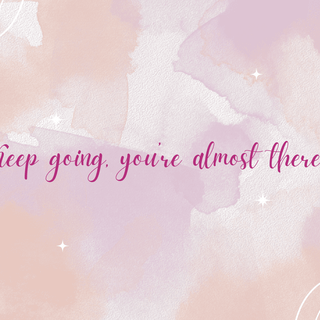 Pink quotes desktop wallpaper