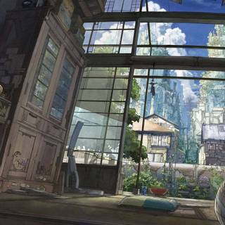Anime room desktop wallpaper